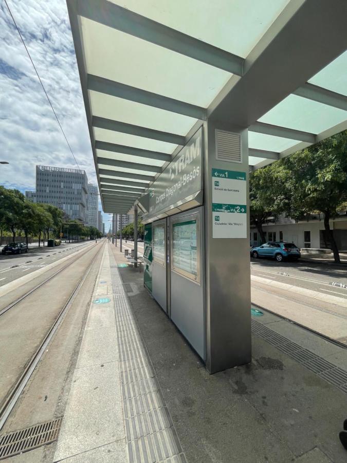 Forum De Barcelona Sea View Apartment With Garage Parking 산트 아드리아 데 베소스 외부 사진