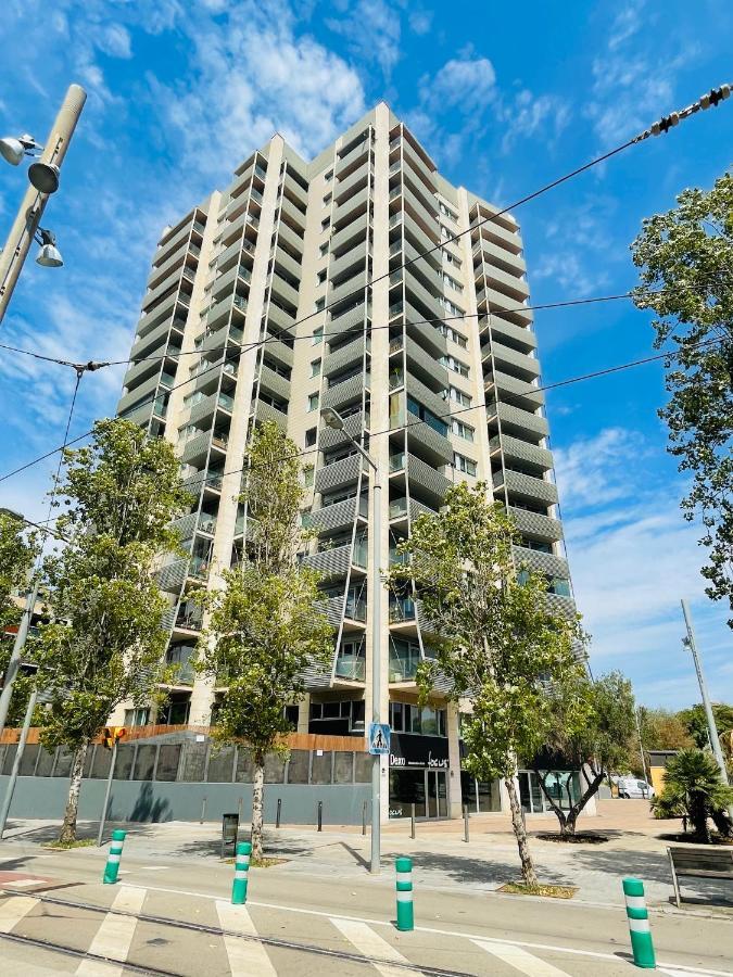 Forum De Barcelona Sea View Apartment With Garage Parking 산트 아드리아 데 베소스 외부 사진